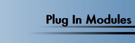 Plug In Modules